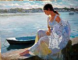 Vladimir Volegov Famous Paintings - River of Dreams